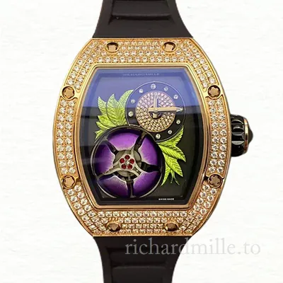 Richard Mille RM19-02 Hand Wind Men Rubber Band Flowers Dial