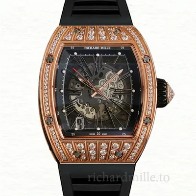 Richard Mille RM023 Men Automatic Rubber Band Roman Numeral
