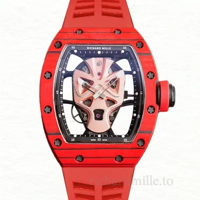 Richard Mille RM52-06 Automatic Men Hero Dial Watch Rubber Band