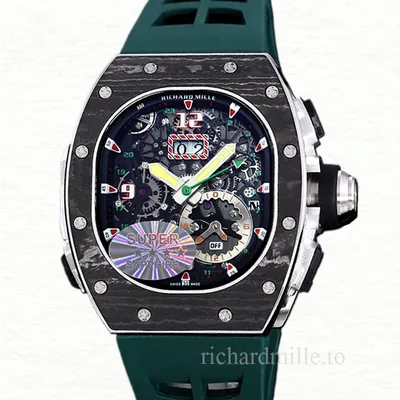 Richard Mille RM 62-01 Automatic Men Watch Carbon Fiber