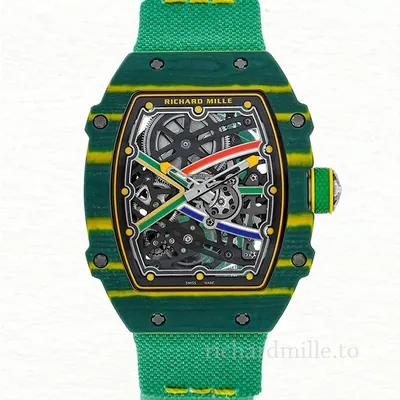 Richard Mille RM 67-02 Strap Men's Transparent Dial Watch