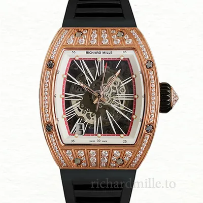 Richard Mille RM023 Men Automatic Rubber Band Roman Numeral