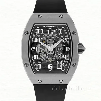 Richard Mille RM 67-01 Black Dial Men's Rubber Band Automatic