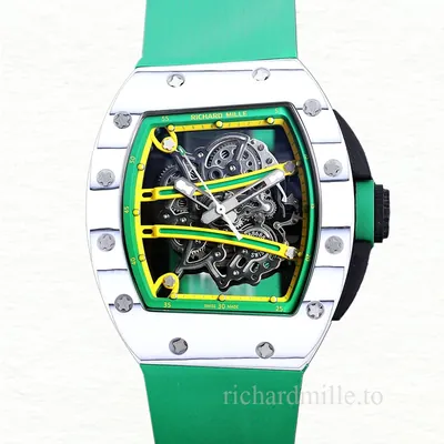 Richard Mille RM 61-01 Men Automatic Ceramics Bezel Rubber Band