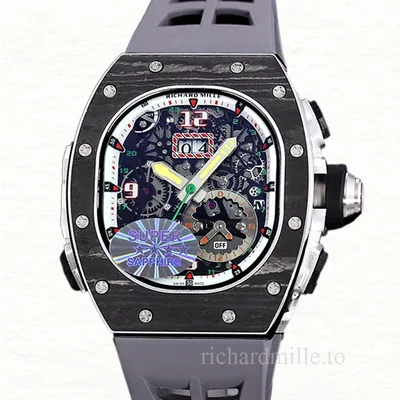 Richard Mille RM 62-01 Automatic Men Rubber Band Carbon Fiber