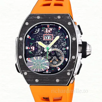 Richard Mille RM 62-01 Men Automatic Carbon Fiber Watch