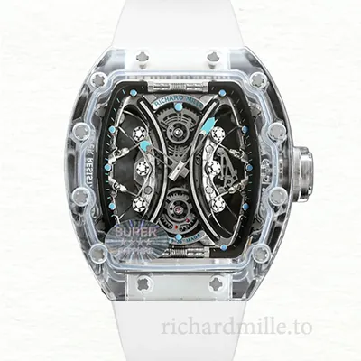 Richard Mille RM53-01 Automatic Men Transparent Dial Watch