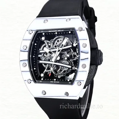 Richard Mille RM 61-01 Automatic Men Ceramics Bezel Transparent Dial