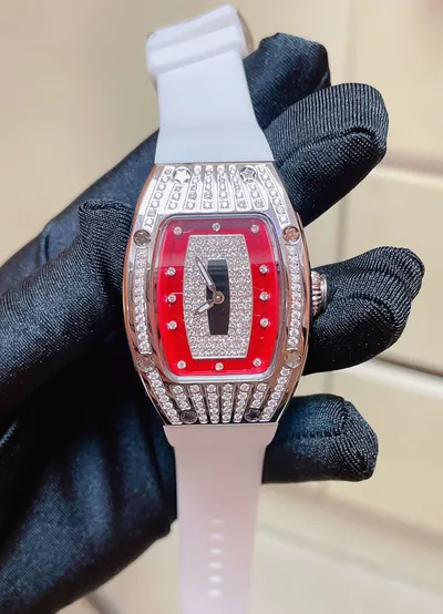 Richard Mille RM 07-01 Automatic Ladies Rubber Band Stainless Steel Watch