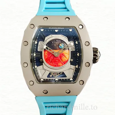 Richard Mille RM52-05 Men Mechanical Rubber Band Mars Earth Dial