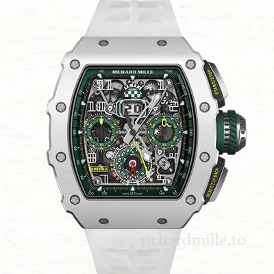 Richard Mille RM 11-03 Transparent Dial Men's Rubber Band Silver