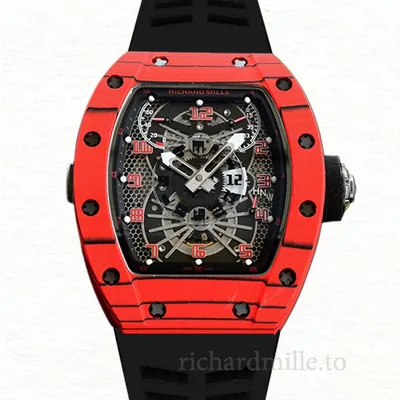 Richard Mille RM022 Automatic Men Black Dial Rubber Band