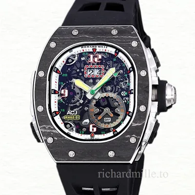 Richard Mille RM 62-01 Men Automatic Transparent Dial Watch