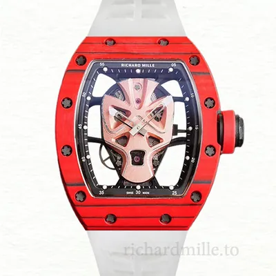 Richard Mille RM52-06 Men Automatic Watch Rubber Band