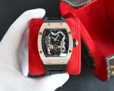 Richard Mille RM 51-01 Rubber Band Tiger and Dragon Dial Men’s Automatic Watch