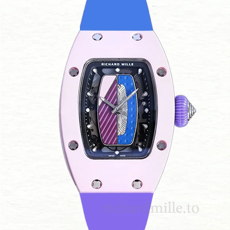 Richard Mille RM07-01 Automatic Ladies Transparent Dial Watch