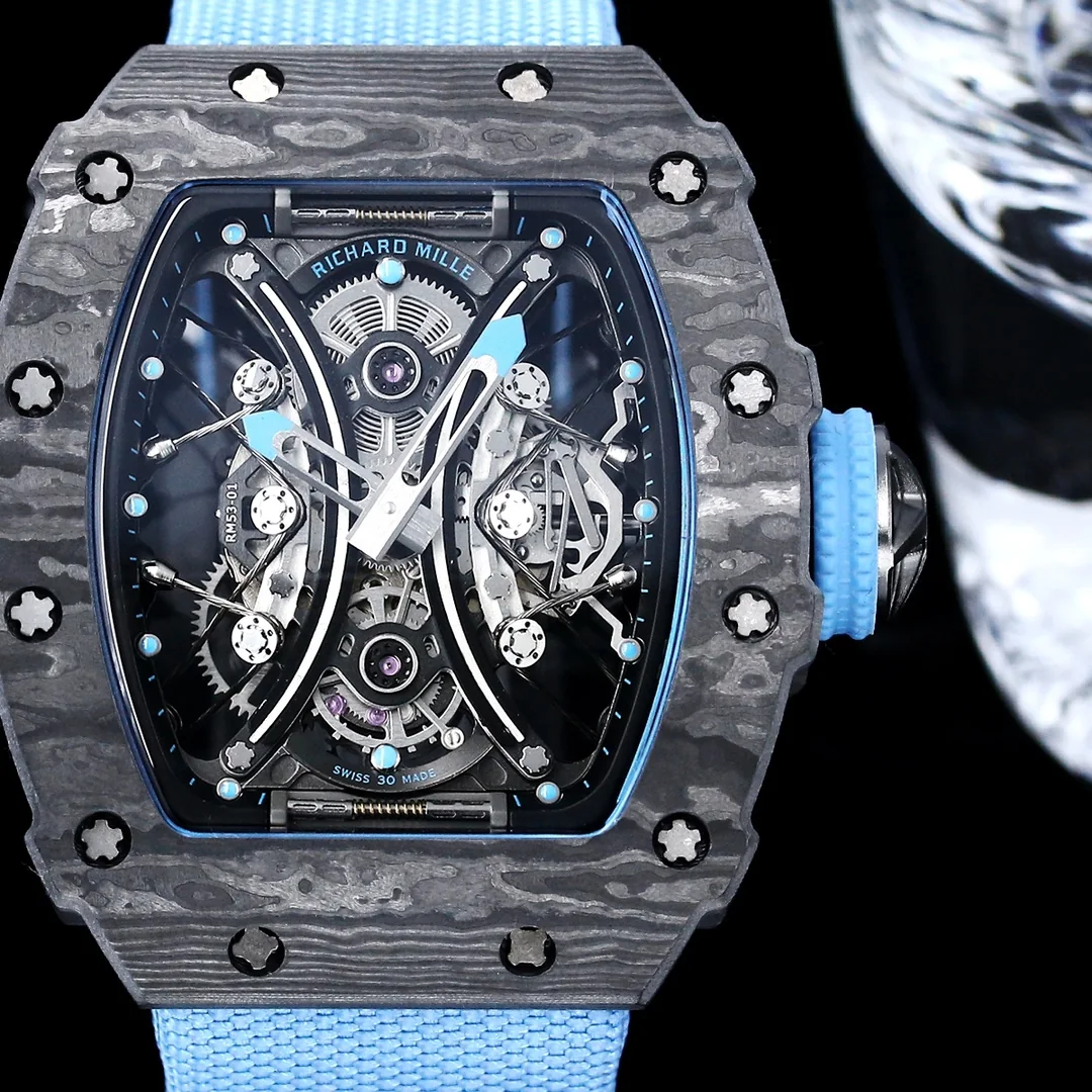 AAA Richard Mille RM 53-01 Replica Tourbillon Pablo Mac Donough Watch – Swiss Precision & Carbon Fiber Case