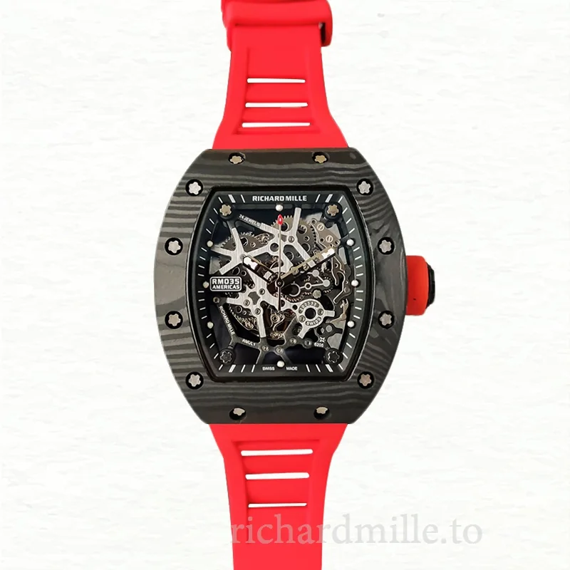 Richard Mille RM35 Mechanical Men Watch Skeleton Dial
