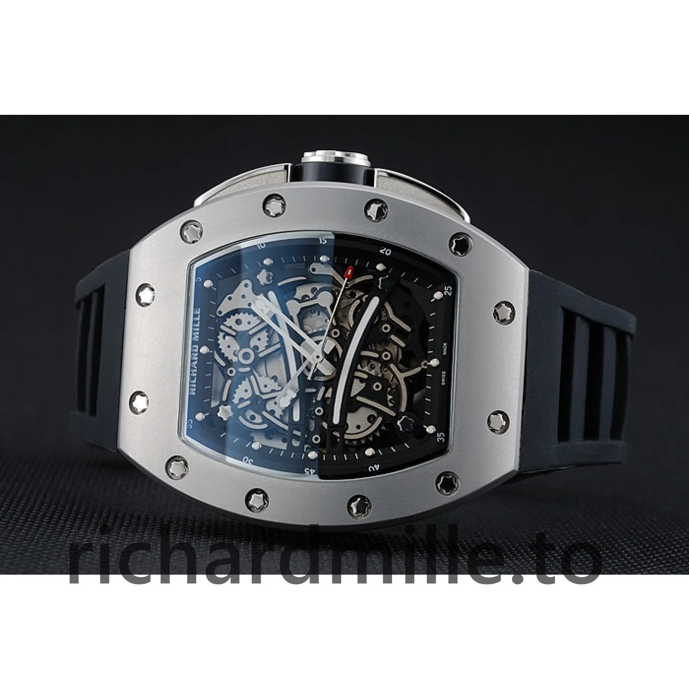 Richard Mille RM 61-01 1454204 Black Dial Men Rubber Watch