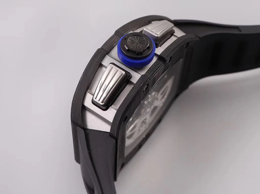 Richard Mille Replica RM 011 Black Strap Black Dial Folding Clasp