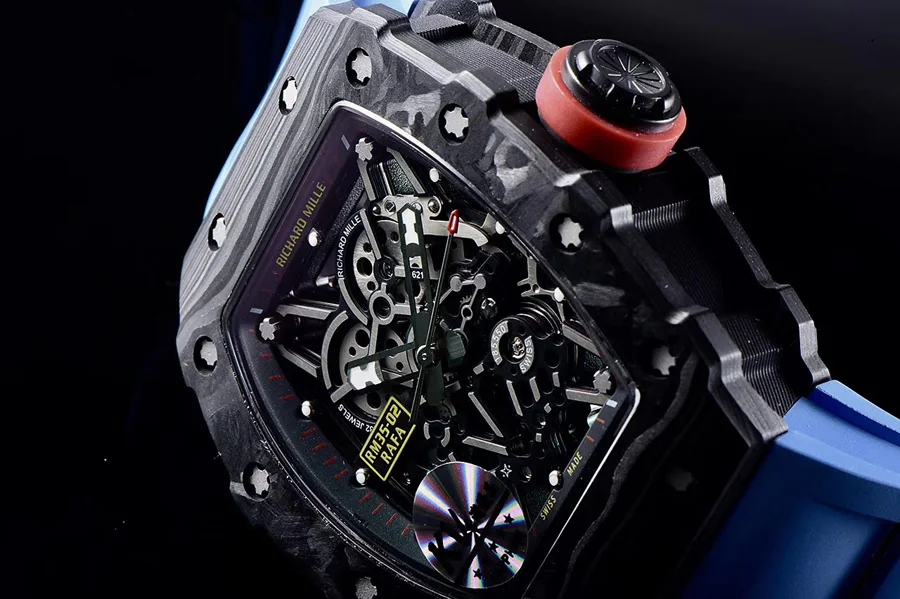 Richard Mille Replica RM 35 V3 Upgrade Blue Strap