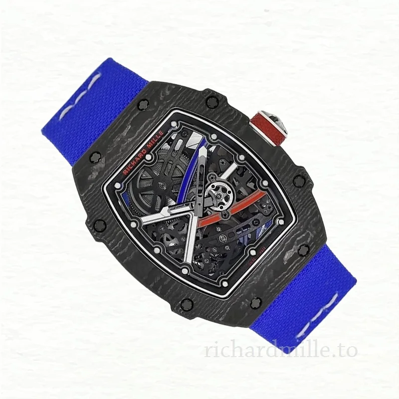 Richard Mille RM 67-02 Transparent Dial Men's Strap Watch