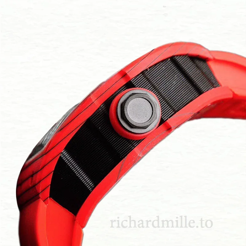 Richard Mille RM52-06 Automatic Men Hero Dial Watch Rubber Band