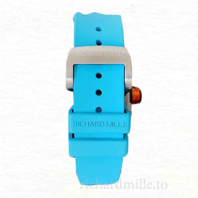 Richard Mille RM51-02 Mechanical Ladies Watch Diamond Paved Dial Rubber Band