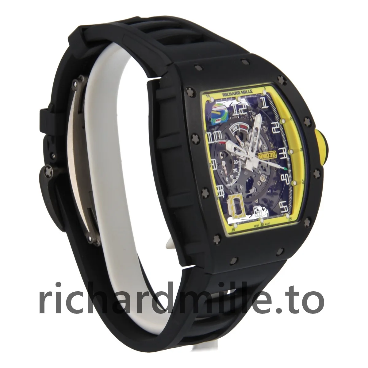 Richard Mille RM 030 Rubber Transparent Dial Watch