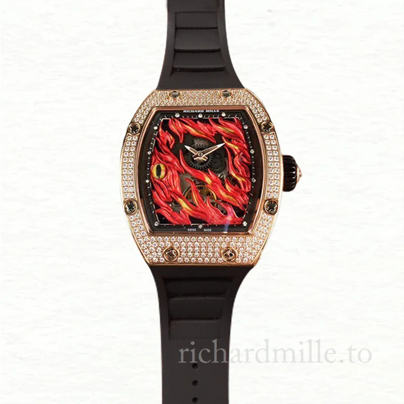 Richard Mille RM26-02 Men Hand Wind Watch Diamond Bezel