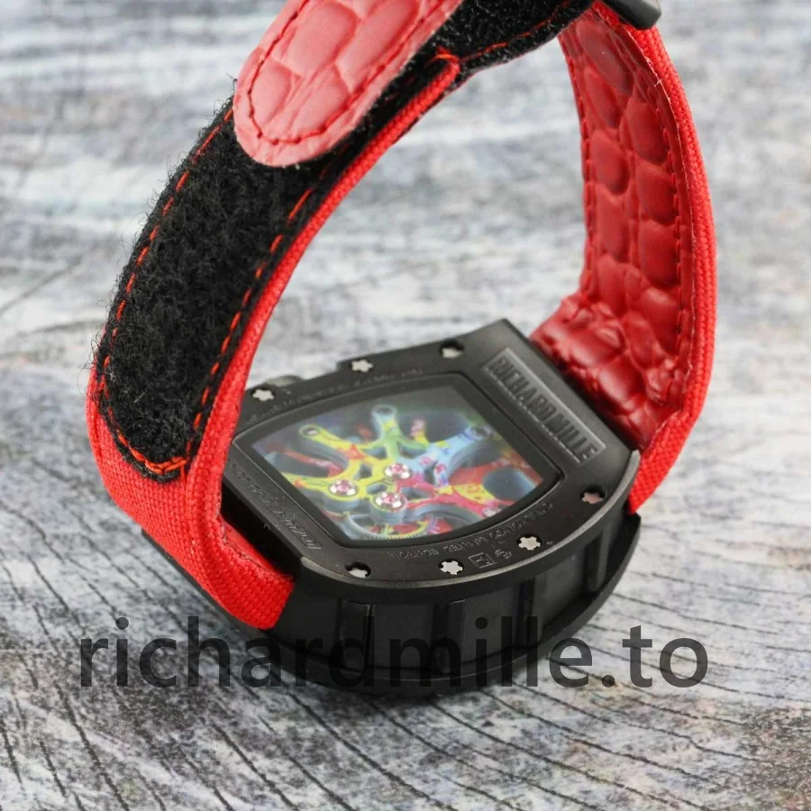 Richard Mille RM 68-01 Kongo Skeleton Dial Nylon Watch