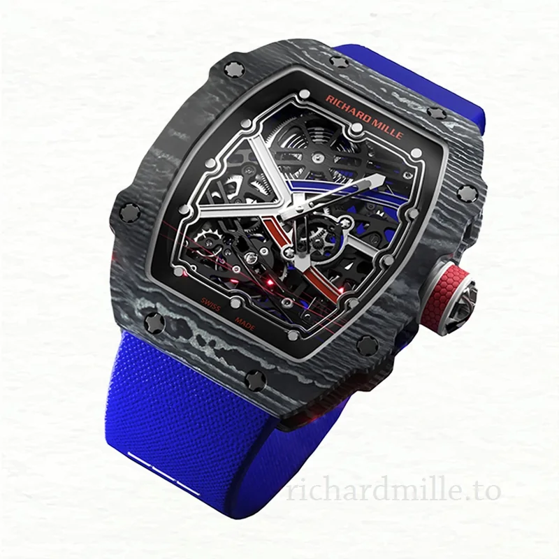 Richard Mille RM 67-02 Transparent Dial Men's Strap Watch