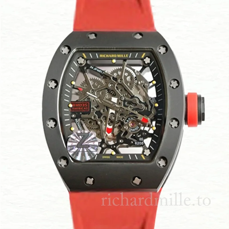 Richard Mille RM035 Men Mechanical Transparent Dial