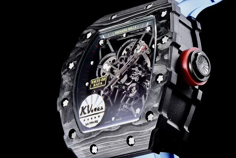 Richard Mille Replica RM 35 V3 Upgrade Blue Strap