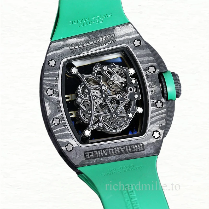 Richard Mille RM 61-01 Automatic Men Rubber Band Watch