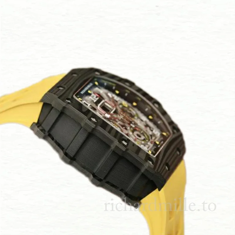 Richard Mille RM11-03 Men Automatic Titanium Rubber Band Watch