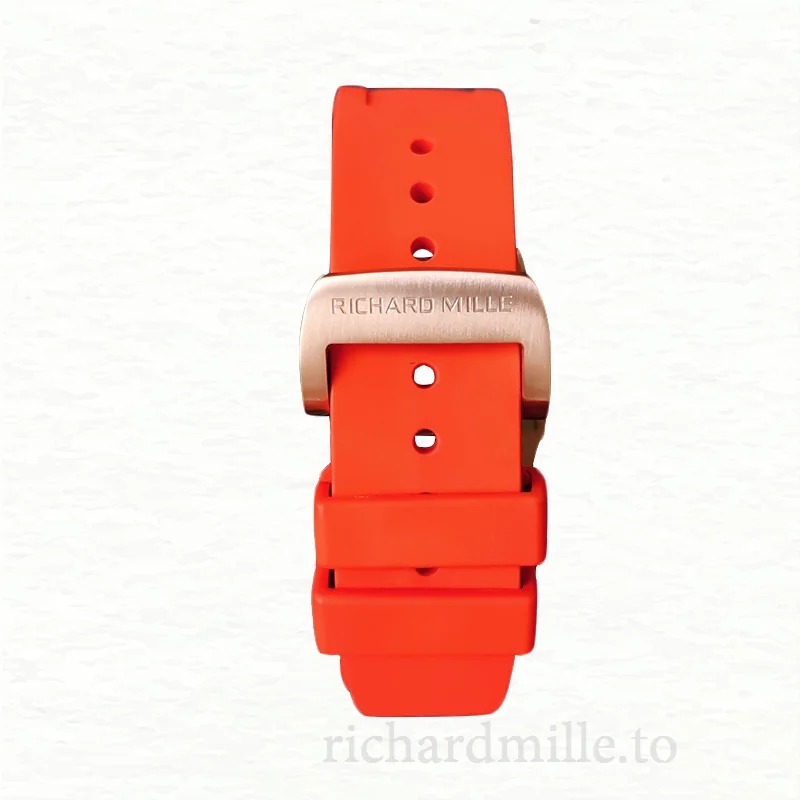 Richard Mille RM011 Men Mechanical Transparent Dial Watch Rubber Band