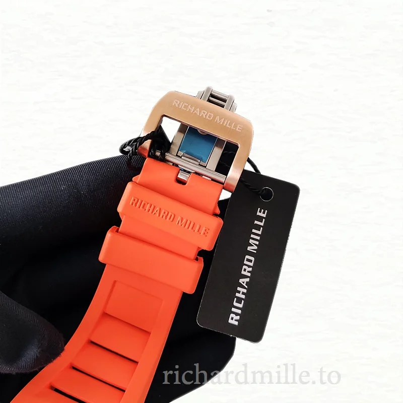Richard Mille RM52-02 Men Mechanical Watch Horse Dial Diamond Bezel