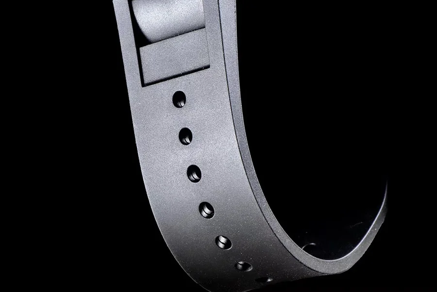 Richard Mille Replica RM 35 02 Black Imported Rubber Strap