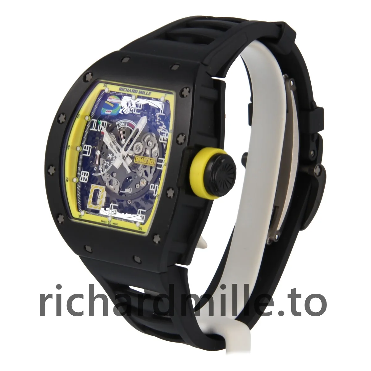 Richard Mille RM 030 Rubber Transparent Dial Watch