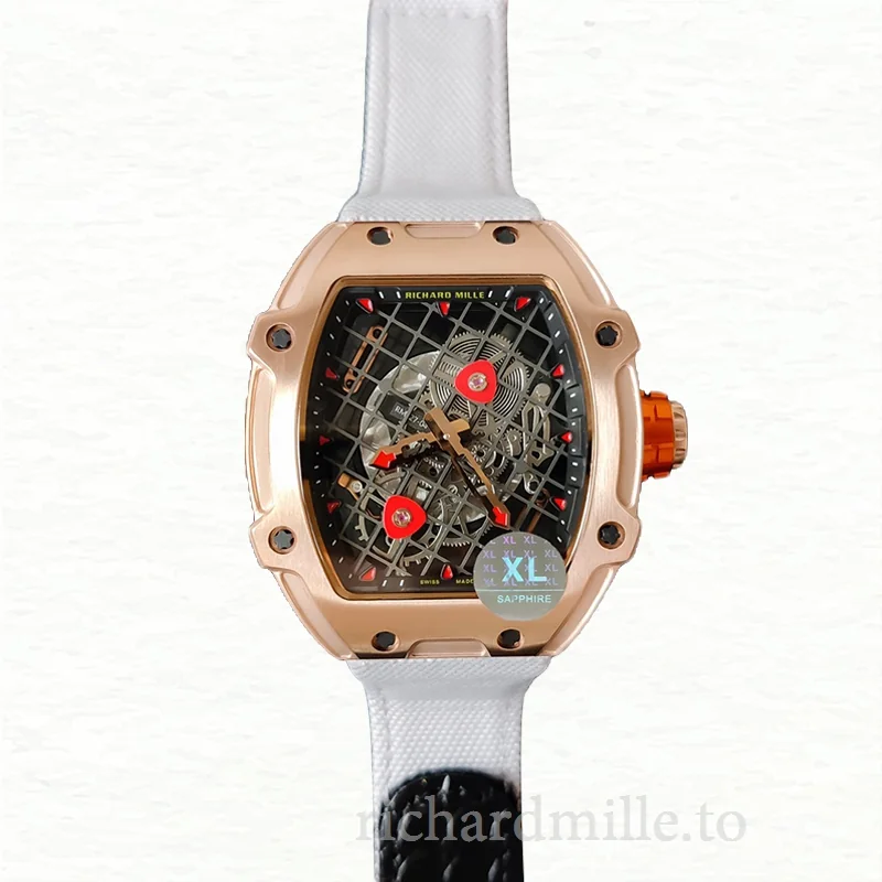 Richard Mille RM27-04 Men Mechanical Nylon Strap Watch