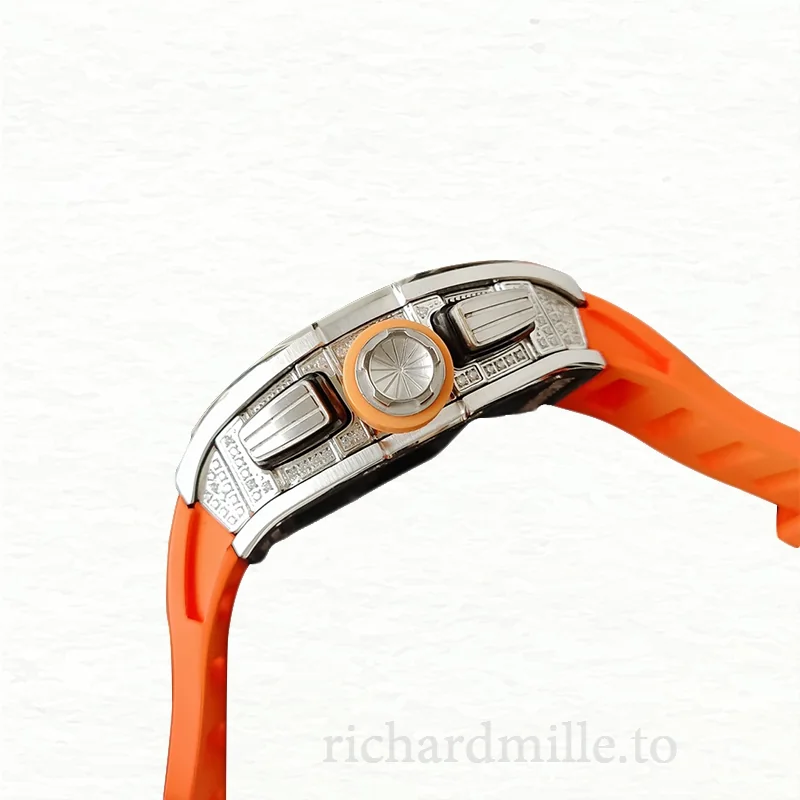 Richard Mille RM011 Men Mechanical Transparent Dial Rubber Band