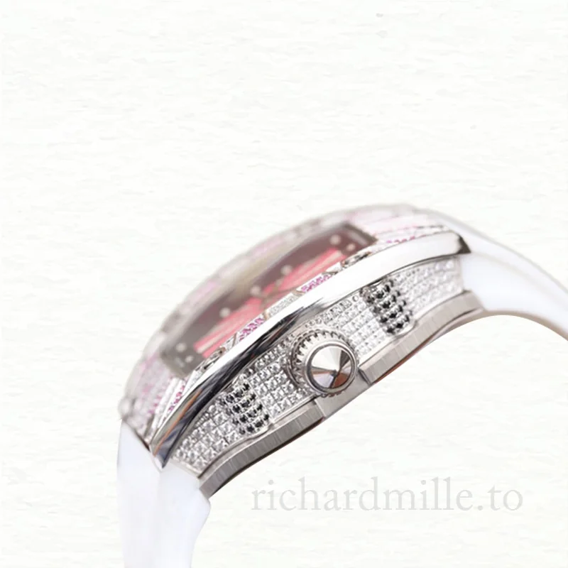 Richard Mille RM007 Mechanical Ladies Watch Diamond Bezel