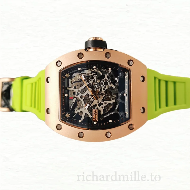 Richard Mille RM35 Men Mechanical Watch Skeleton Dial
