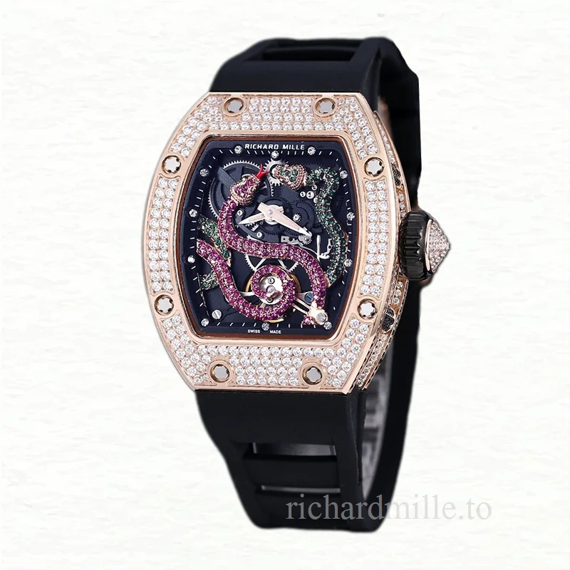 Richard Mille RM 026 Unisex Automatic Rubber Band Watch