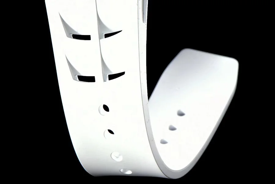 Richard Mille Replica RM 011-03 White Rubber Strap Open-face Digital Dial