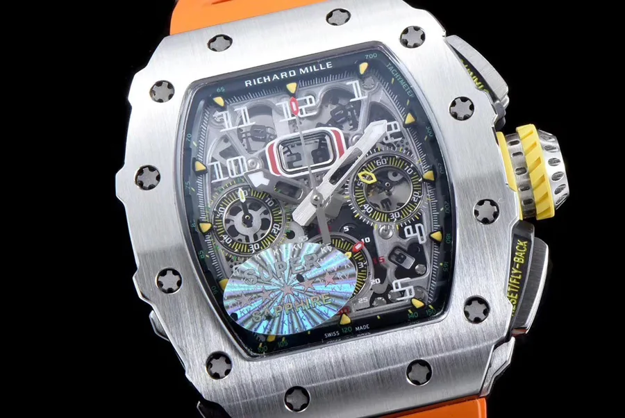 Richard Mille Replica RM 11-03 Series Orange Strap