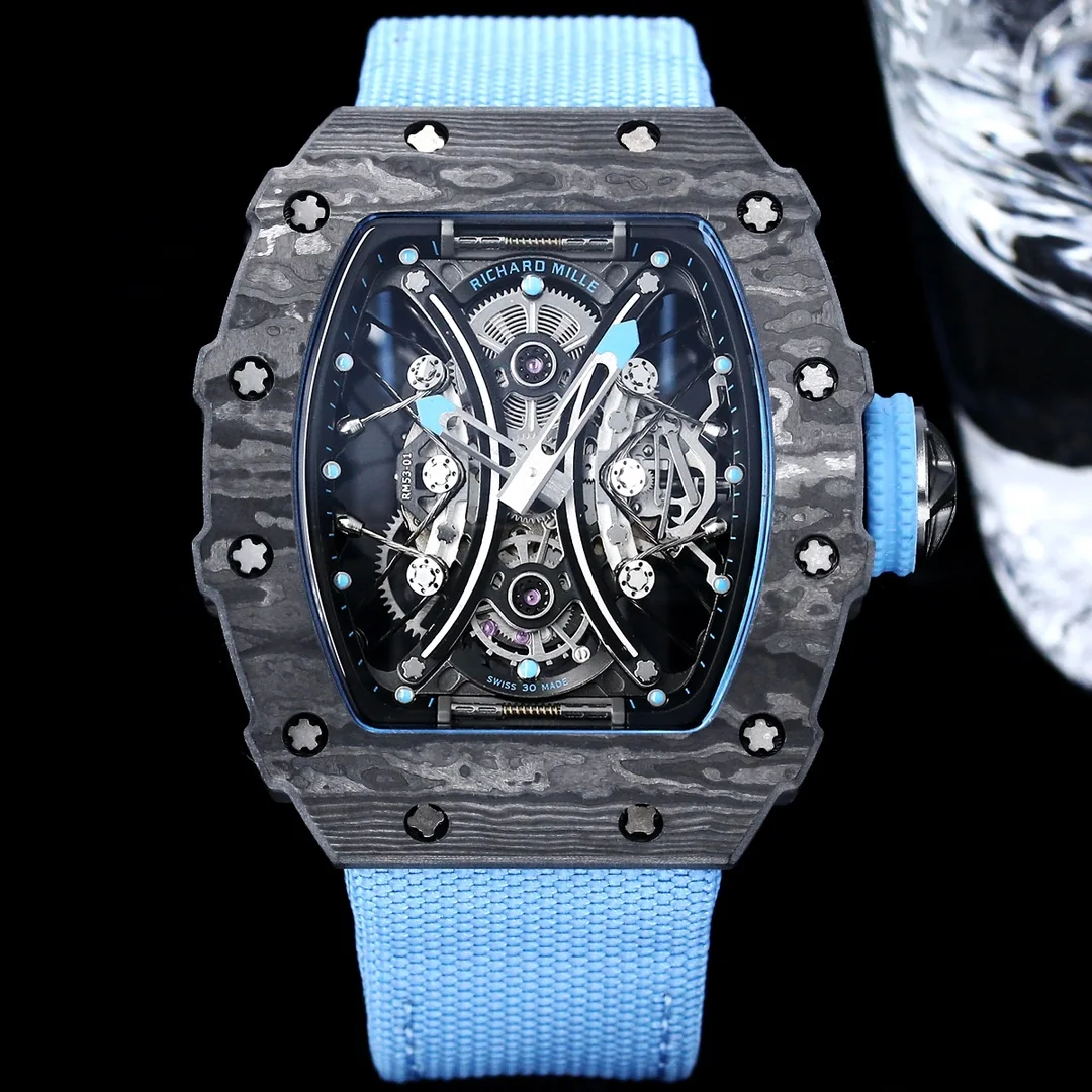 AAA Richard Mille RM 53-01 Replica Tourbillon Pablo Mac Donough Watch – Swiss Precision & Carbon Fiber Case