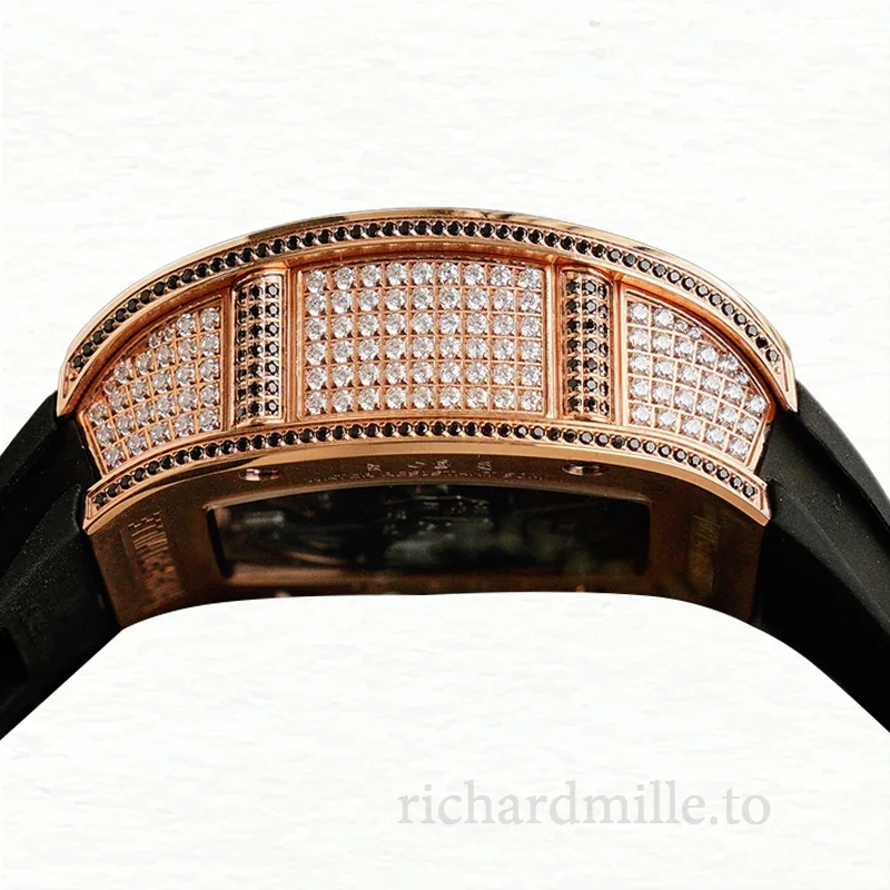 Richard Mille RM023 Men Automatic Rubber Band Roman Numeral