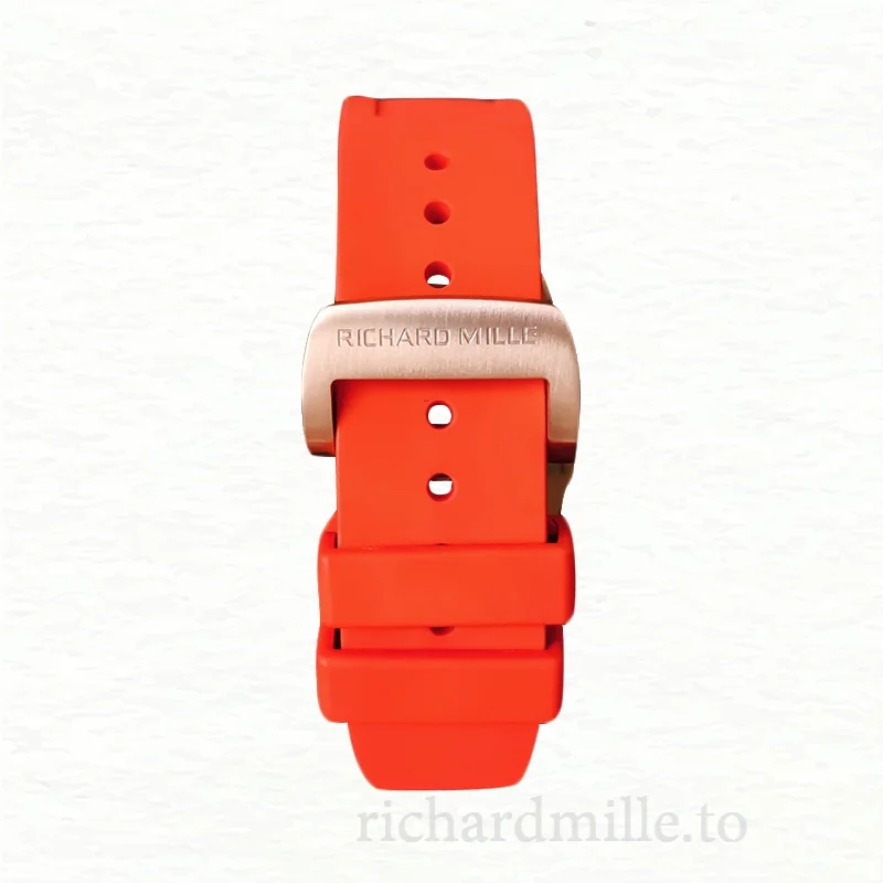 Richard Mille RM35 Mechanical Men Rubber Band Skeleton Dial Watch